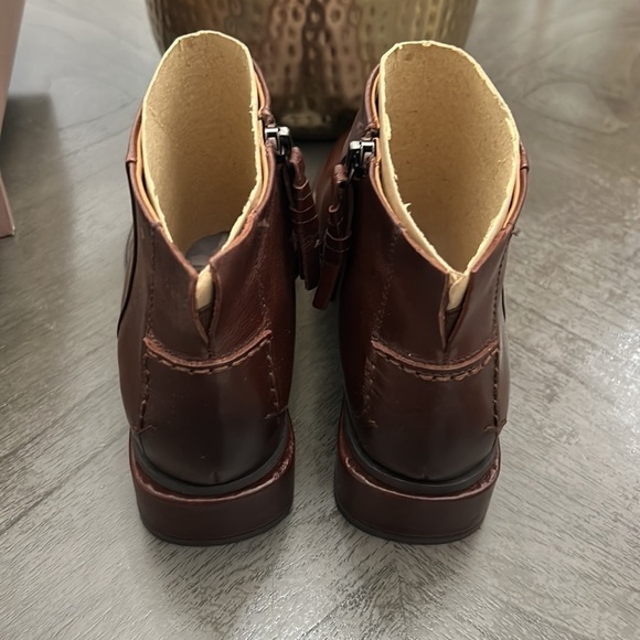 FRANCO SARTO NEMI WOMENS LEATHER BOOTIES ANKLE BOOTS - Picture 10 of 11